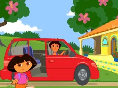 Xogo Dora The explorer Dora's Ride-Along City Adventure en liña