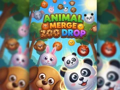 Xogo Animal Merge Zoo Drop en liña