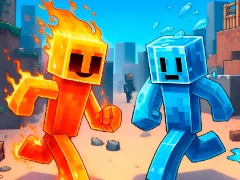 Xogo Fire and Water Stickman en liña