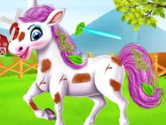 Xogo Baby Taylor Cute Pony Care en liña
