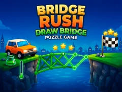 Xogo Bridge Rush - Draw Bridge Puzzle Game en liña