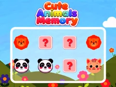Xogo Cute Animals Memory en liña