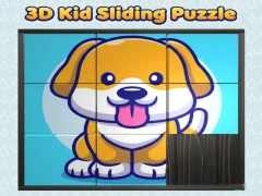 Xogo 3D Kid Sliding Puzzle en liña