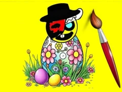 Xogo Sprunki Easter Coloring en liña