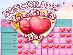 Xogo Nonograms Valentines Day en liña