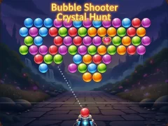 Xogo Bubble Shooter Crystal Hunt en liña