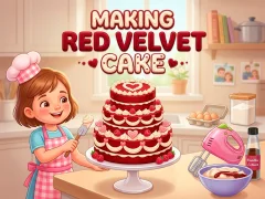 Xogo Making Red Velvet Cake en liña