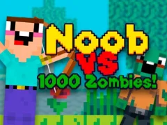 Xogo Noob vs 1000 Zombies en liña