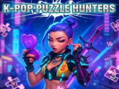 Xogo K-Pop Puzzle Hunters en liña