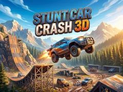 Xogo Stunt Car Crash 3D en liña