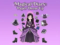 Xogo Magical Diary: Paper Dress Up en liña