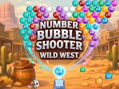 Xogo Number Bubble Shooter Wild West en liña
