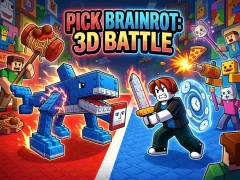 Xogo Pick Brainrot: 3D Battle en liña