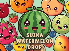 Xogo Suika Watermelon Drop en liña