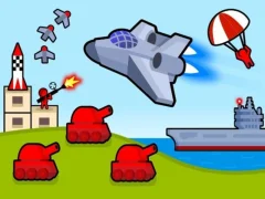 Xogo Bomber Plane: 2D Air Strike en liña