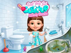Xogo Sweet Baby Girl Cleanup Messy House en liña