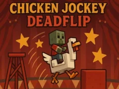 Xogo Chicken Jockey Deadflip en liña