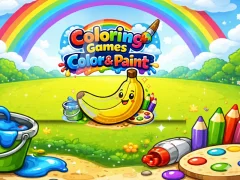 Xogo Coloring Games Color & Paint en liña