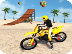Xogo Racing Moto: Beach Jumping Simulator en liña
