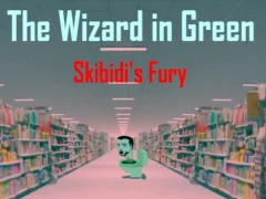 Xogo The Wizard Green Skibidis Fury en liña