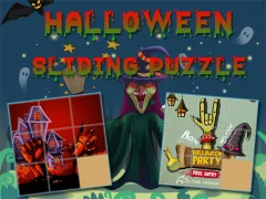 Xogo Halloween Sliding Puzzle en liña