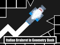 Xogo Italian Brainrot in Geometry Dash en liña