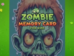Xogo Zombie Memory Card For Kids en liña