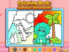 Xogo Coloring Book: Jurassic Dinosaurs en liña