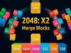 Xogo 2048 X2 Merge Blocks en liña