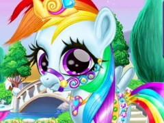 Xogo Rainbow Pony Caring en liña