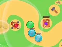Xogo Monkey Bubble Defense en liña