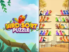 Xogo Bird Sort Puzzle en liña