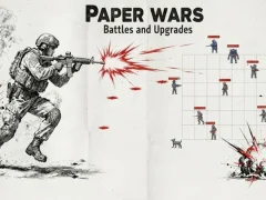 Xogo Paper Wars: Battles and Upgrades en liña