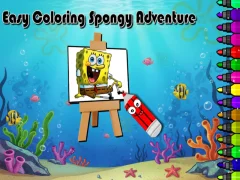Xogo Easy Coloring Spongy Adventure en liña