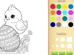 Xogo Easter Coloring Book for Kids en liña