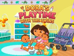 Xogo Dora the Explorer Dora's Playtime with the Twins en liña