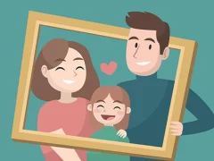 Xogo Happy Family Puzzle en liña