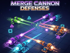 Xogo Merge Cannon Defenses en liña