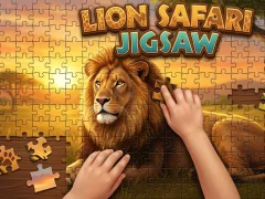 Xogo Lion Safari Jigsaw en liña