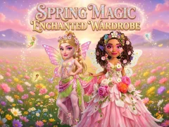 Xogo Spring Magic Enchanted Wardrobe en liña