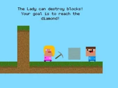 Xogo Lady And Nubik Build And Dig en liña