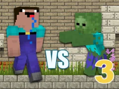 Xogo Noob vs Zombies 3 en liña