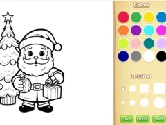 Xogo Christmas Coloring Book For Kids en liña
