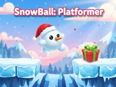 Xogo SnowBall: Platformer en liña