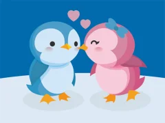 Xogo Cute Penguin Puzzle en liña