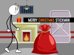 Xogo Merry Christmas Stickman en liña