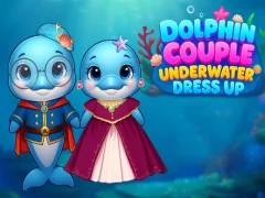 Xogo Dolphin Couple Underwater Dress Up en liña