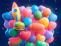 Xogo Merge 3D - Match 3 Balloons en liña