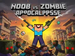 Xogo Noob vs Zombie Apocalypse en liña