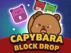 Xogo Capybara Block Drop en liña